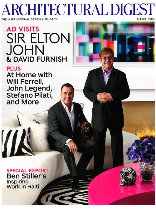 Architectural Digest: ANICHINI in John Legend's Hollywood Hills home