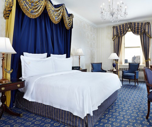 The Waldorf Astoria Presidential Suite Bedroom with Anichini Linens