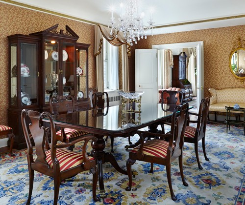 The Waldorf Astoria Presidential Suite Dining Room