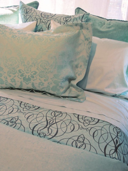 New bedding in Mozart, Lido, and Velluto.