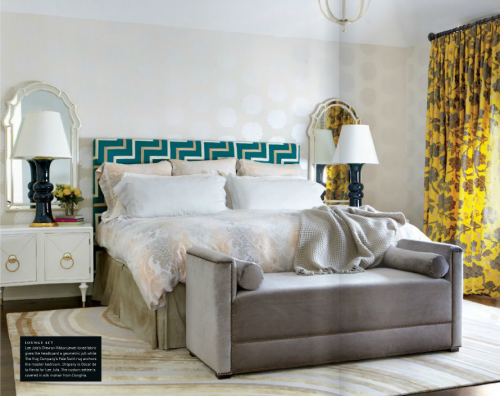 ANICHINI's Marte Bedding in Luxe Magazine