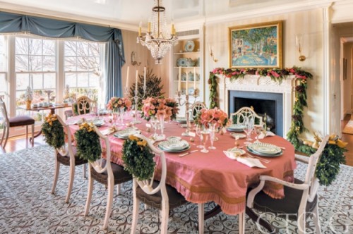 Connecticut Cottages and Gardens December 2014 Anichini Grazuole Napkins